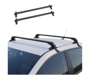 Barres de toit universelles pour voiture, 100 cm, en aluminium, Capacité statique 75 kg, porte-bagages universel pour la plupart des voitures à 4 ou 5 portes