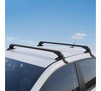 Barres de toit universelles pour voitures 4/5 portes - Barres transversales en aluminium avec protection antivol - Barres de toit pour véhicules sans rails - Charge statique 75 kg - Longueur 100 cm