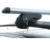 Barres de toit universelles VDP L120 en aluminium, verrouillables, 90 kg