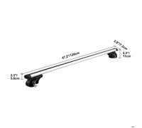 Barres de toit universelles - VEVOR - HJ-RB021-120CM - Aluminium - Verrouillables - 120 cm