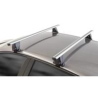 Barres de toit VDP Delta en aluminium compatibles avec Audi A4 (B9/8W) (4 portes) 2015-2019