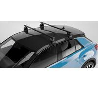 Barres de toit VDP OMEGA noires compatibles avec Hyundai i10 (PA) 5 portes 07-13