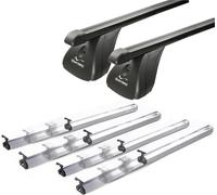 Barres de toit VDP VDP Fix&Slide Duo compatibles avec pour Lancia Phedra (5 portes) 08/2002-12/2010