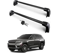 Barres de Toit verrouillables et Robustes pour Jeep Grand Cherokee 2021-2023 - 100% métal Aluminium - Barre transversale antivol
