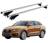 Barres de Toit XL Pour Audi Q3 (8U) 2011-2018 Avec Antivol MENABO Aluminium