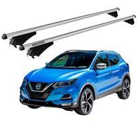 Barres de Toit XL pour Nissan Qashqai 2017-2021 Avec Antivol MENABO Balustrade