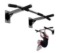 Barres de Traction Murale, Fixation Mural Barre d'exercice avec Poignées en Mousse, Barre de Traction Fitness Musculation, Pull Up Bar Workout Bar pour Gym à Domicile Exercices