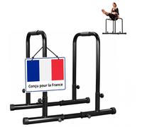 Barres dips, station dips, parallettes calisthénie, barres de pompes réglables