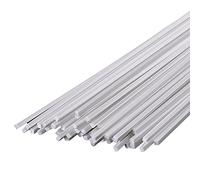 Barres en plastique ABS longueur carrée 500 mm, latérale de la barre solide 1-2 adaptée à fabrication modèles scènes bricolage(Side length 1.5mm (60pcs))