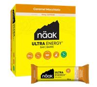 Barres et biscuits protéinés Näak Caramel Macchiato Ultra Energy™ Caffeine Bars (12 x 50g) - BOX 628250431469 taille box EU