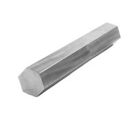 Barres hexagonales en aluminium de 100 mm de longueur, côté opposé, longueur: 8 à 60 mm, barre plate en tôle, 1 pièce(23mm)