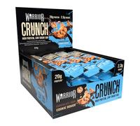 Barres hyperprotéinées Warrior Crunch 20 g - Barre à faible teneur en sucre et en glucides - paquet de 12 x 64 g - incroyablement savoureuse - garantie halal (Pâte à cookies aux pépites de chocolat)