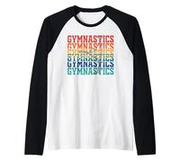 Barres inégales au Sol pour Gymnastique, Vintage, Cadeau de Gymnaste Manche Raglan
