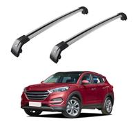 Barres Lot De 2 Barres Transversales De Toit pour Hyundai pour Tucson 2016-2021 Porte-Bagages Sac De Transport pour Vélo Barres De Toit Railing Porte-Bagages