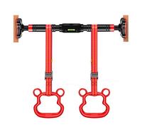 barres murales, Barre de traction murale portable, sans vis, kit d'anneaux for musculation à domicile, réglable 70 140 cm(90 120CM)