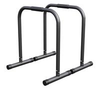 GORILLA SPORTS® Barres Parallèles - Paire, Hauteur 73 cm, Charge Max 200kg, Acier Haute, Noir/Bleu/Rouge - Station de Dip Parallettes, Dips Stand, Calisthenics, Push Up Bars, Musculation, Fitness, Gym