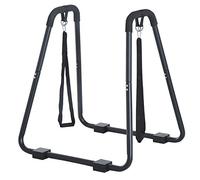 HOMCOM Musulation Dips Station Dips Barre de Musculation Charge Max. 120Kg Antidérapant Acier