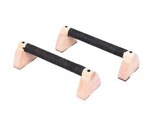 Barres Parallèles En Bois, Support De Pompes, Barres De Musculation Pour Appuis Debout, Planche Complète Et Dips, Callisthénique, 2 Pièces D'équipement D'entraînement Pour Entraînements Au Sol