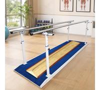 Barres Parallèles Physiothérapie D'entraînement Hauteur Largeur Réglables | Barres Parallèles Rééducation Physiothérapie, pour Exercices de À Domicile Milieu Professionnel(Blue)