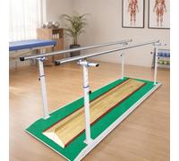 Barres Parallèles Physiothérapie D'entraînement Hauteur Largeur Réglables | Barres Parallèles Rééducation Physiothérapie, pour Exercices de À Domicile Milieu Professionnel(Green)