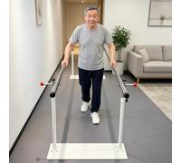 Barres parallèles pour physiothérapie, Barre d'aide à la marche à hauteur et largeur réglables, Aide à l'entraînement pour exercices des membres inférieurs