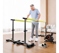 Barres Parallèles pour Physiothérapie, Récupération Post-AVC | Barres parallèles de rééducation pour Exercices de Rééducation À Domicile Ou en Milieu Professionnel(150cm/59")