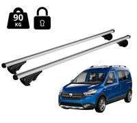 Barres Portatives Pour DACIA DOKKER STEPWAY 2015-2021 Avec Courroie Antivol