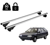 Barres Portatout De Toit Pour Citroën BX Break 1982-1996 Avec Rampe Antivol
