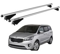 Barres Portatout Porte-Paquet Pour Kia Carnival 3 De 2014 Avec Antivol Menabo