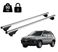Barres Portatout Porte-Paquet Pour Kia Sportage 2004-2010 Avec Rampe Antivol