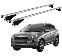 Barres Portatout Porte-Paquet Pour Peugeot 4008 De 2013 Avec Antivol Menabo