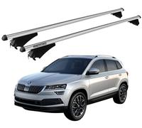 Barres Portatout Pour Skoda Kodiaq 2017-2021 Avec Antivol Menabo Aluminium