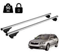 Barres Portatout Pour Skoda Octavia Wagon (1Z5) 2005-2013 Avec Corrimano Antivol
