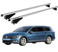 Barres Portatout Pour VW Passat Variant (B8) 2014 Avec Antivol Menabo Aluminium