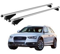 Barres Portatout XL Pour Audi A4 (B8/8K) Allroad 2007-2015 Avec Antivol Menabo
