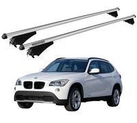 Barres Portatout XL Pour BMW X1 (E84) 2009-2012 Avec Antivol Menabo Aluminium