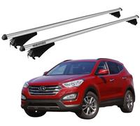 Barres Portatout XL Pour Hyundai Santa Fe (NC) 2012-2018 Avec Antivol Menabo