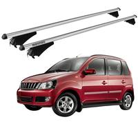 Barres Portatout XL Pour Mahindra Quanto 2012- Avec Antivol Menabo Aluminium