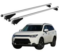 Barres Portatout XL Pour Mitsubishi Outlander PHEV 2014- Avec Antivol Menabo