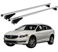 Barres Portatout XL Pour Volvo V60 Cross Country 2015-2018 Avec Antivol Menabo