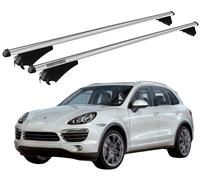 Barres Portatutto Avec Antivol Pour Porsche Cayenne (92A) 2011-2017 Menabo