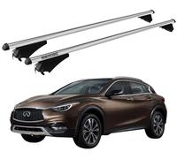 Barres Portatutto Porte-Paquets Pour INFINITI QX30 2016-2019 Avec Antivol MENABO