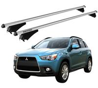 Barres Portatutto Pour MITSUBISHI ASX De 2010- Avec Antivol MENABO Argent