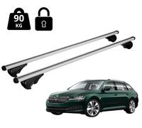 Barres Portatutto Pour Skoda Superb Wagon Combi 2015-2023 Avec Corrimano Antivol