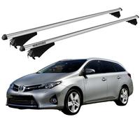 Barres Portatutto Pour TOYOTA AURIS TOURING (E180) 2013-2018 Avec Antivol MENABO