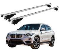 Barres Portatutto XL Pour BMW X1 (F48) 2015-2019 Avec Antivol Menabo Aluminium