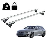 Barres Porte-Tout De Toit Pour AUDI A4 AVANT (8W) 2015-2024 Avec Rampes Antivol