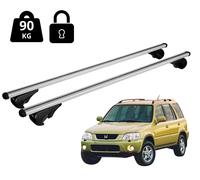 Barres Porte-Tout Porte-Pacques Pour Honda CR-V 1996-2002 Avec Rampe Antivol