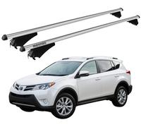 Barres Porte-Tout Pour Auris RAV 4 (XA50) 2018- Avec Antivol Menabo Aluminium