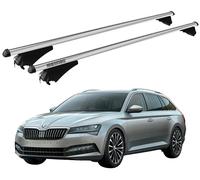 Barres Porte-Tout Pour Skoda Superb Wagon (3V) De 2015- Avec Antivol Menabo
